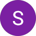 Ein violetter Kreis mit einem weißen Buchstaben S in der Mitte.